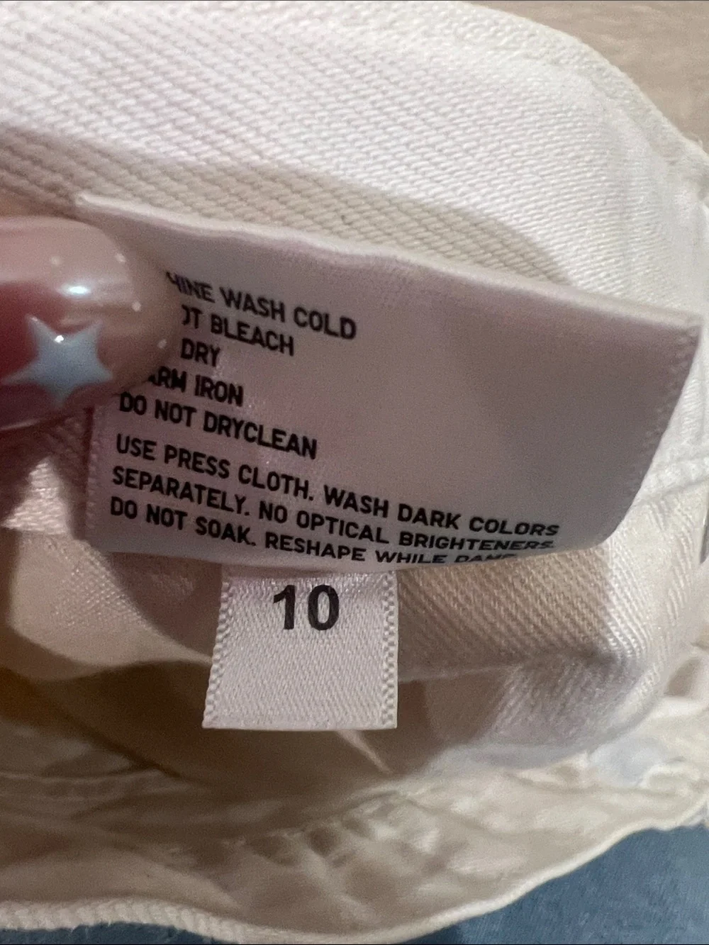 Uniqlo White Denim Cutoff Shorts
